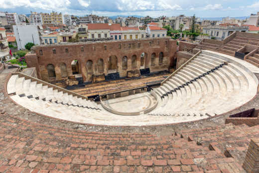 Aufnahme des römischen Odeon in Patras