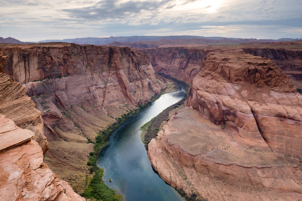 Grand Canyon National Park met Colorado rivier in de VS