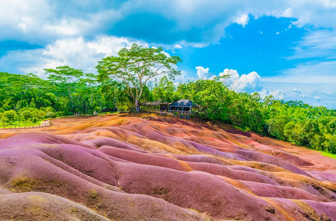 Afrika Mauritius La Vallée des Couleurs Das Tal der Farben