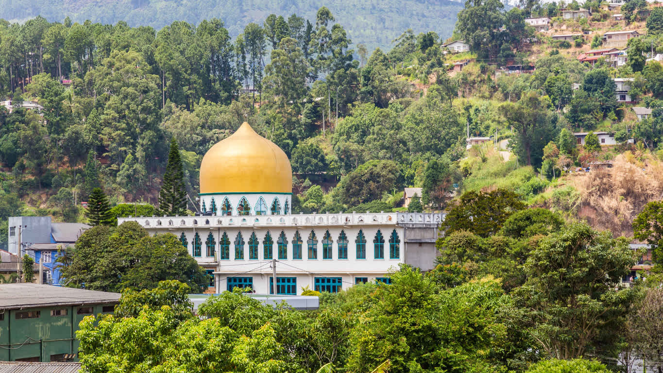 Moschee in Bardarawela in Sri Lanka