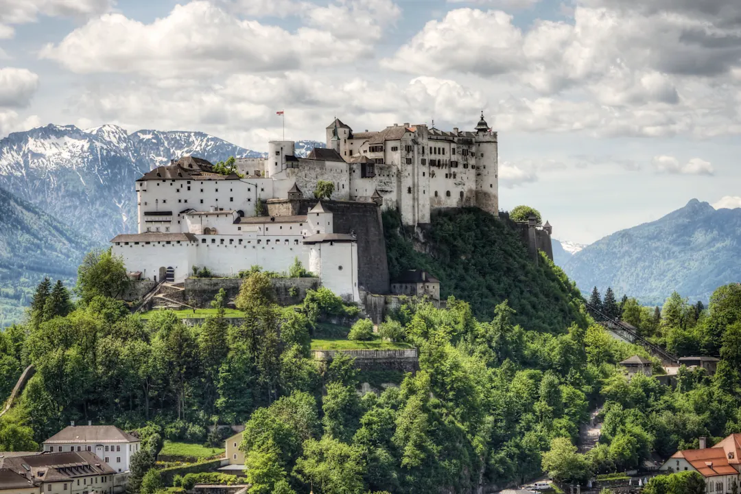 Salzburg, Hohensalzburg Fortress, Castle, Austria, Europe


