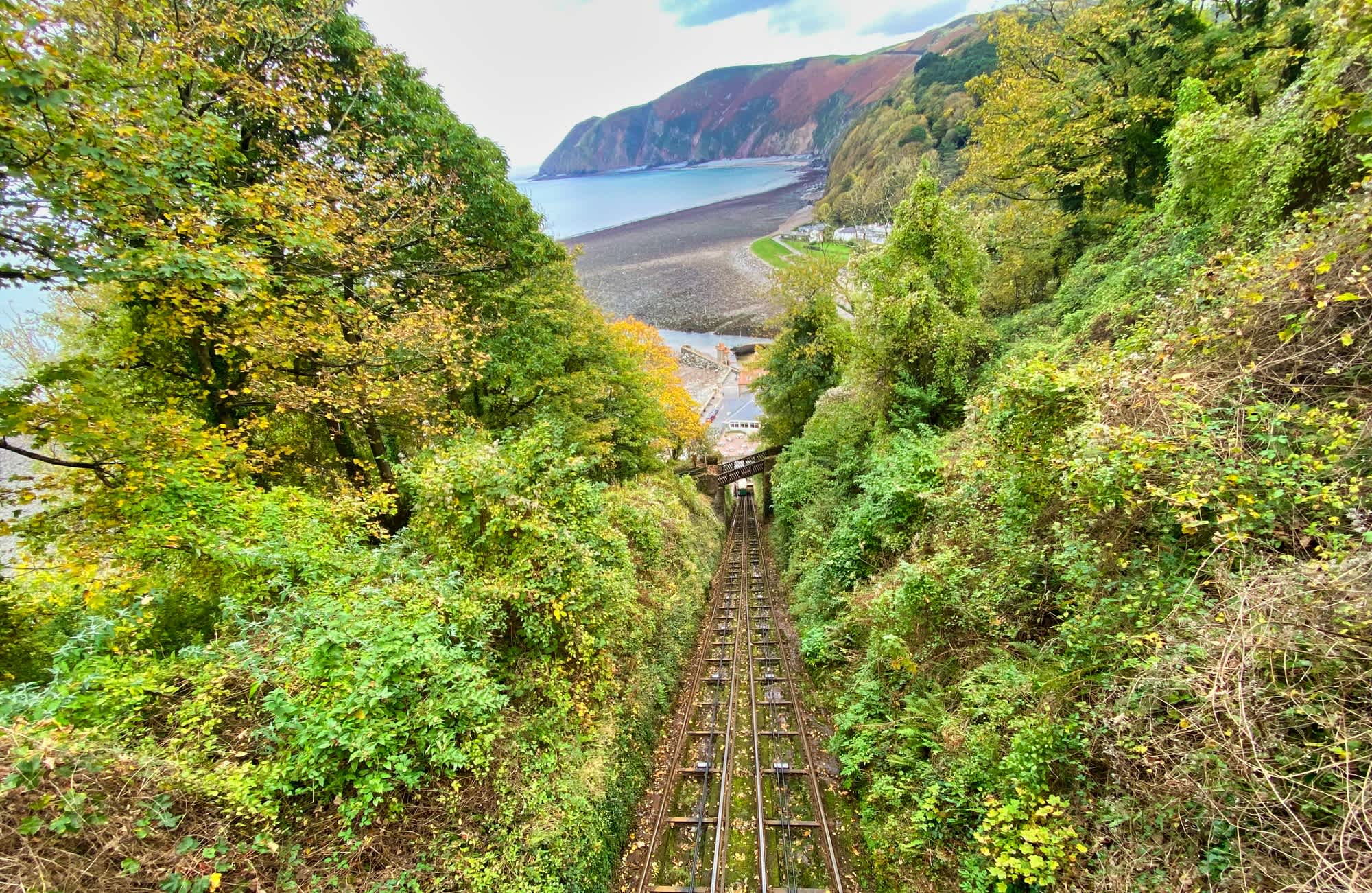 Lynton and Lynmouth Cliff Railway in Nord-Devon