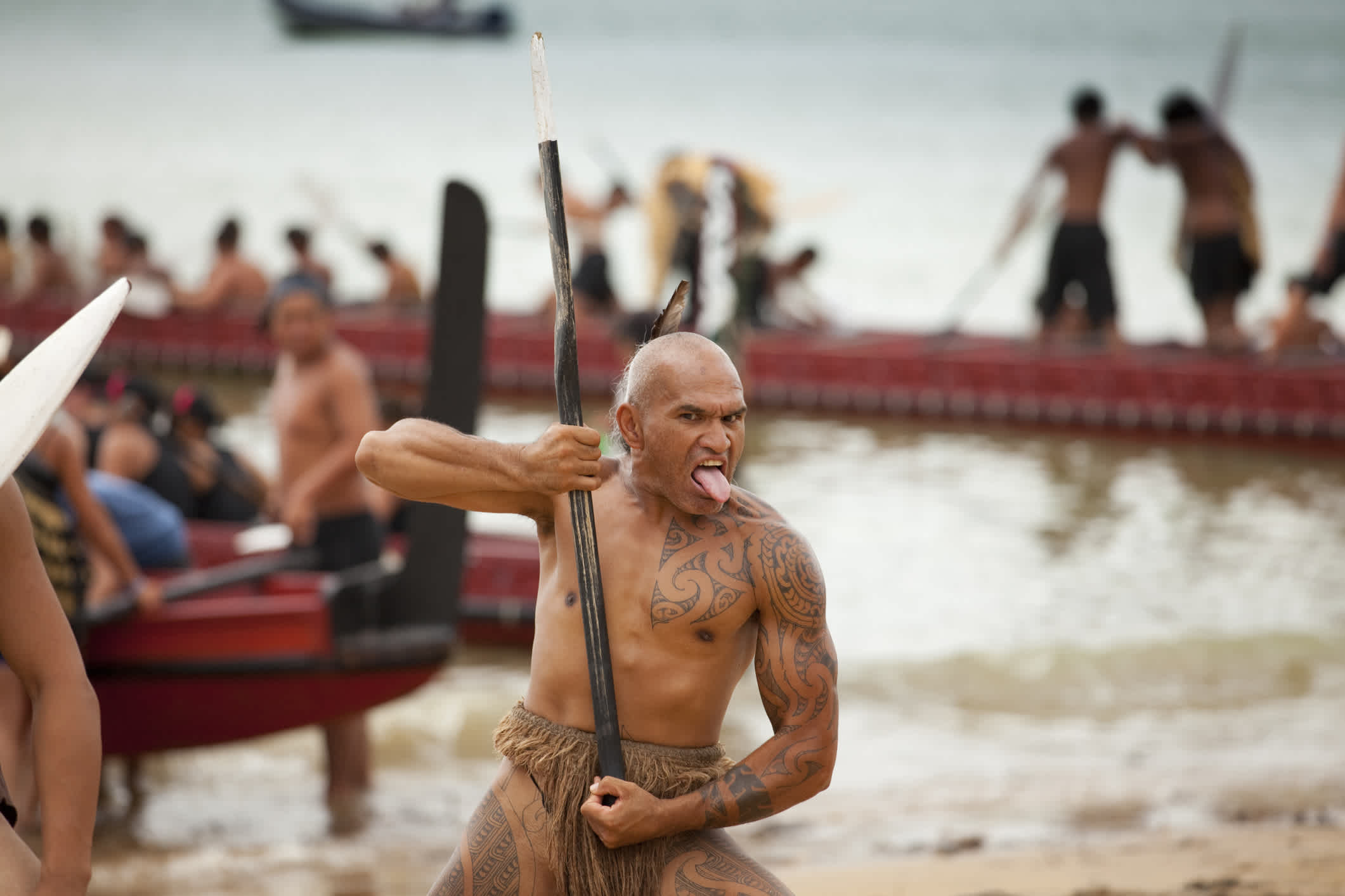 De Maori vieren Waitangi Day in Nieuw-Zeeland