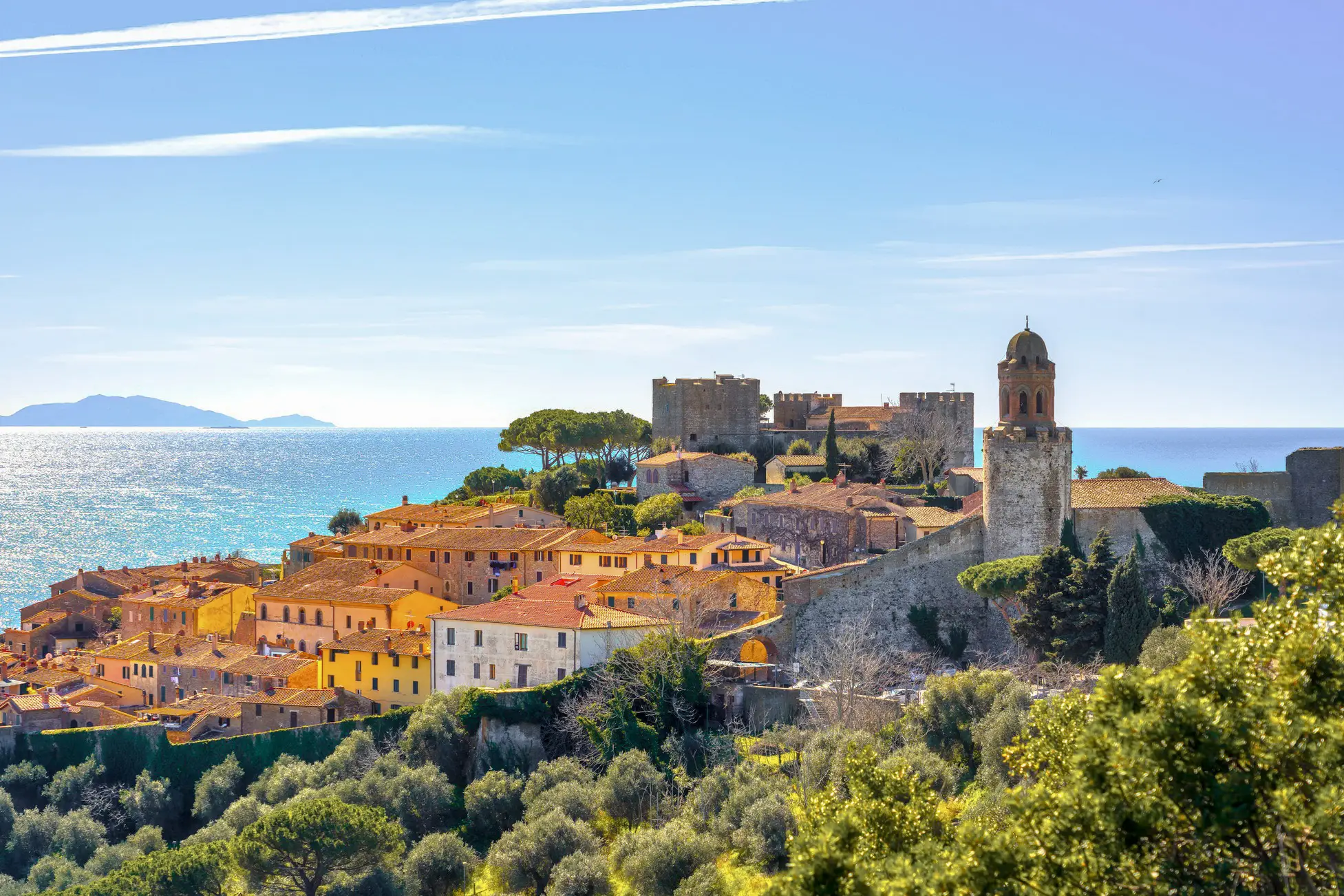 Italien, Familienurlaub, Toskana (2) Bergdorf in Toskana