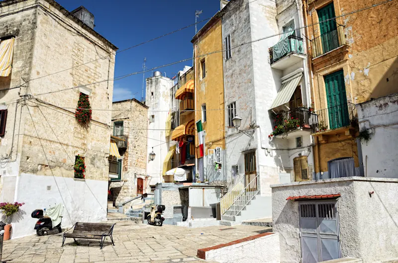 Bari, Apulien, Italien Straße in Bari, Apulien, Italien.
