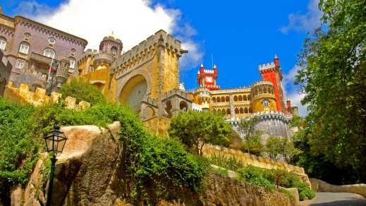 Pena National Palace à Sintra, Portugal.