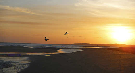 Coucher de soleil sur Shela Island, Lamu, Kenya