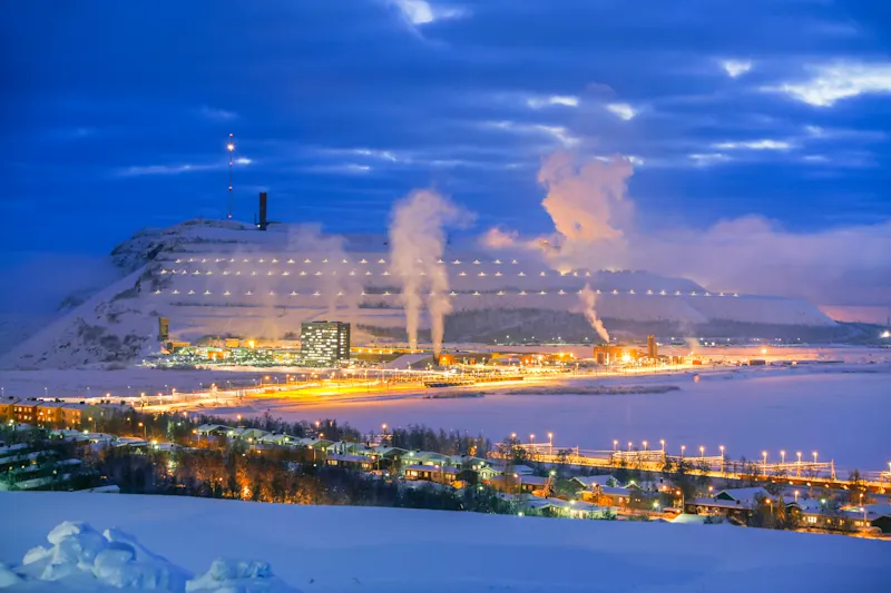 Kiruna, Bergbau, Schweden, Arktis, Bergwerk Kiruna, Bergbau, Schweden, Arktis, Bergwerk