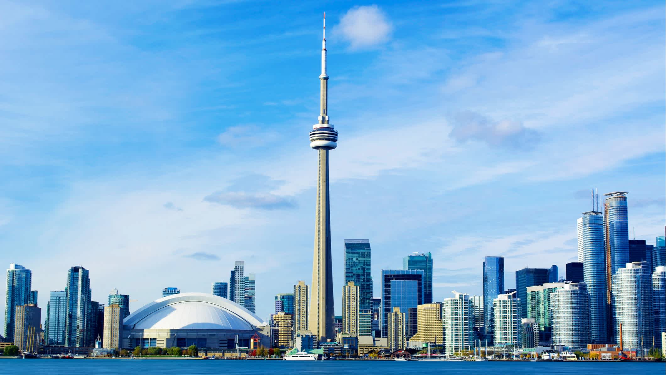 Blick auf die Skyline von Toronto und den CN Tower 