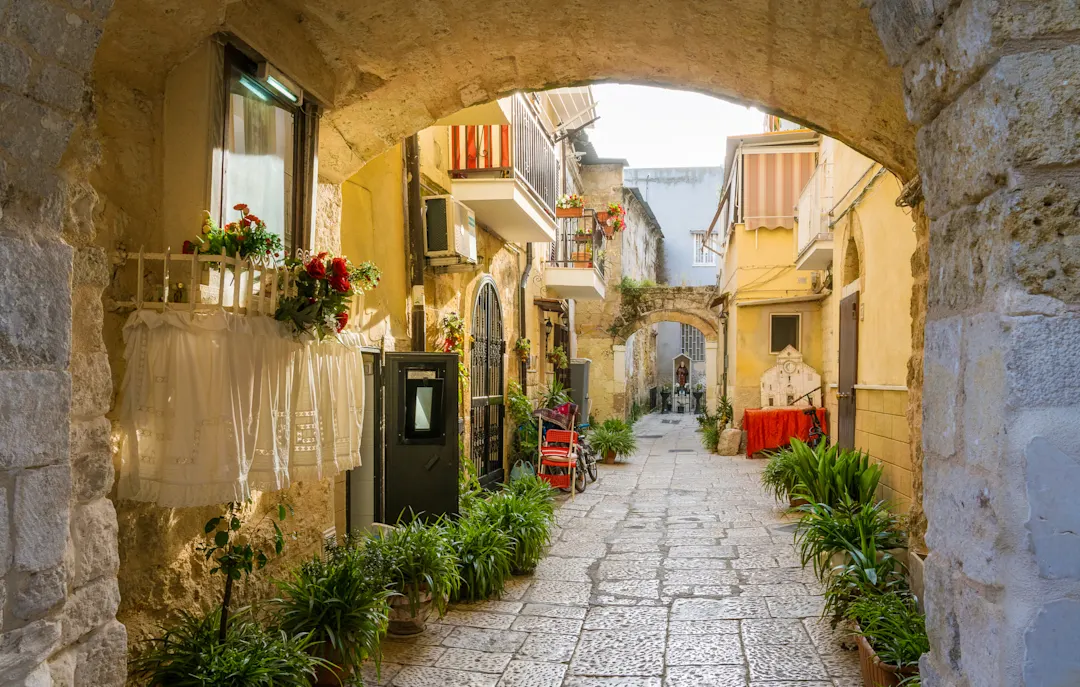 Bari Die Altstadt von Bari, Apulien, Italien