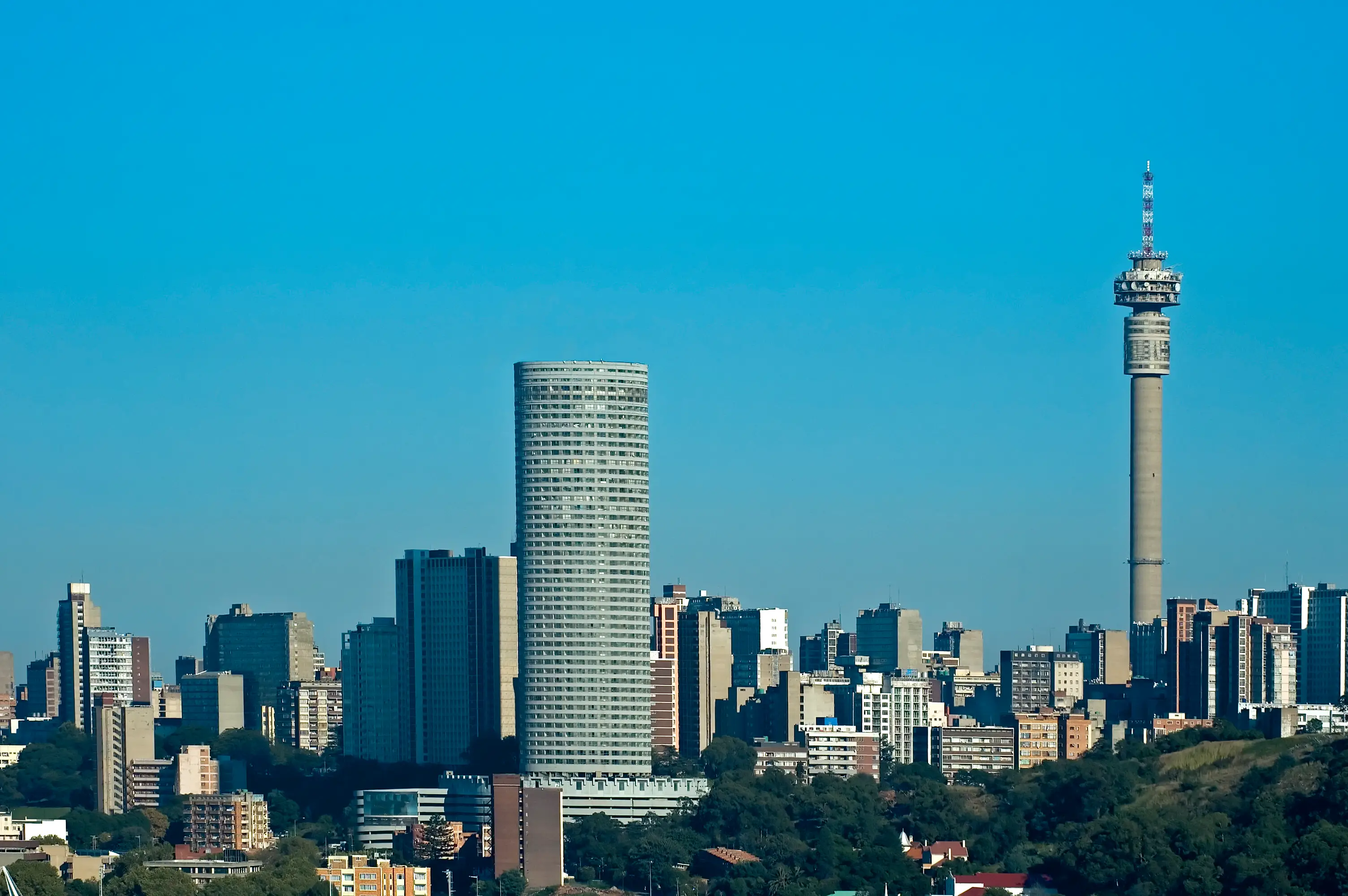 South Africa - Johannesburg - Skyline view over the city South Africa - Johannesburg - Skyline view over the city
