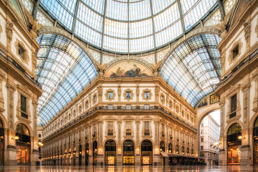 Galleria Vittorio Emanuele II ist ein Muss für alle Mode-Fans bei einem Mailand Urlaub.