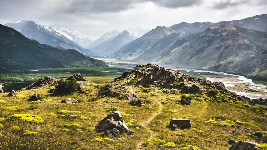 Ushaia-Landschaft in Argentinien.
