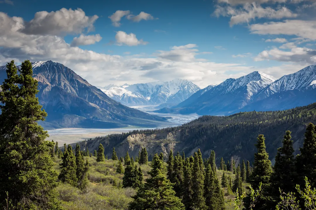 Entdecken Sie auf Nordamerika Rundreise die Berge im Kluane Nationalpark in Kanada