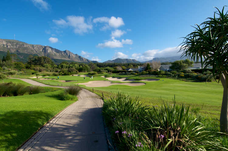 Terrain de golf en Afrique du Sud