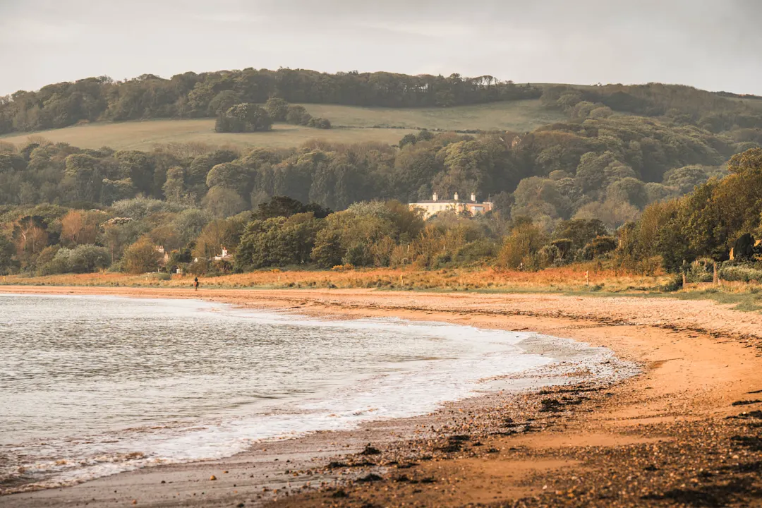 Sonnenaufgang am Woodstown Beach, Waterford, Irland