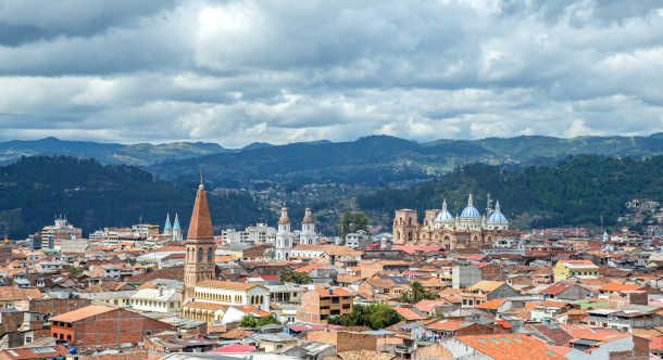 Vue sur la ville de Cuenca en Équateur
