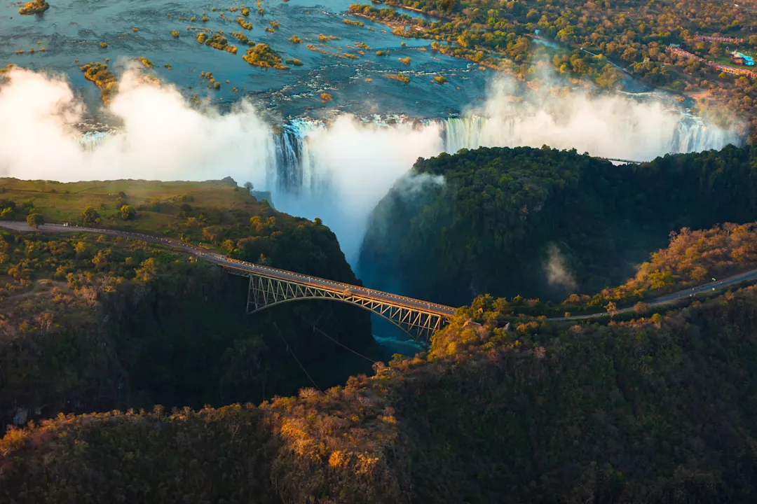 Victoria Falls von der Luft