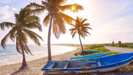 Chen Rio Strand auf der mexikanischen Insel Cozumel