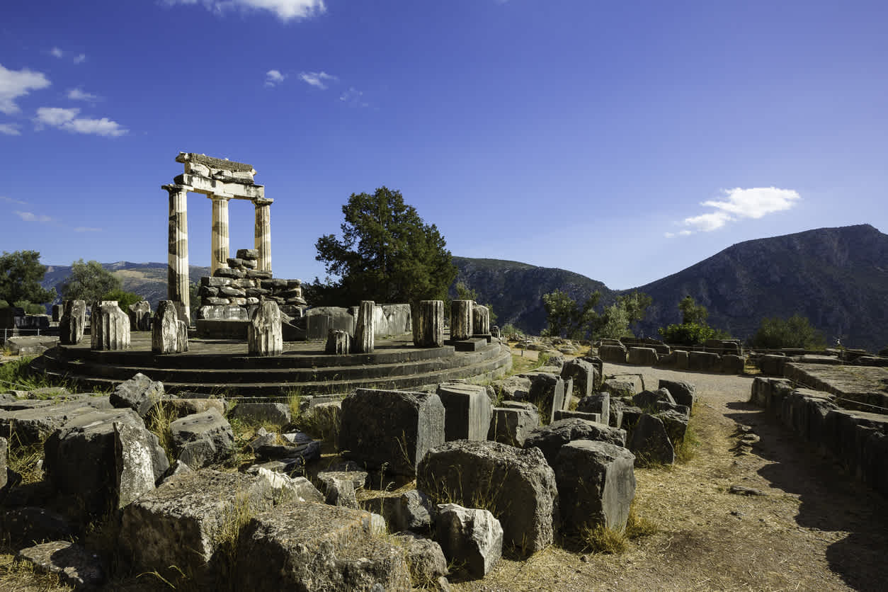 Tholos, Delphi, Griechenland