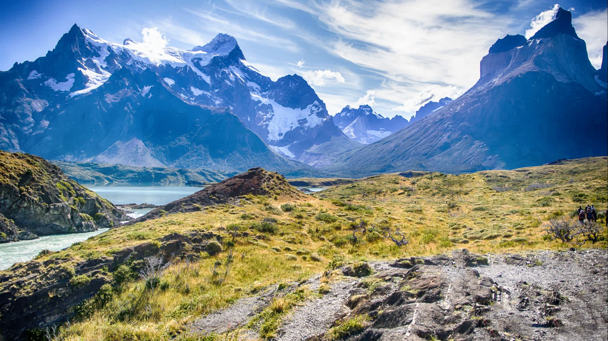 Montagne du parc national Torres Del Paine en Patagonie au Chili