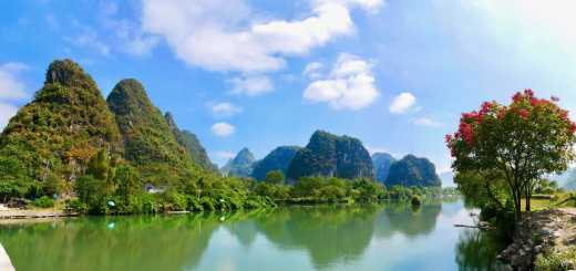 China Yangshuo River view