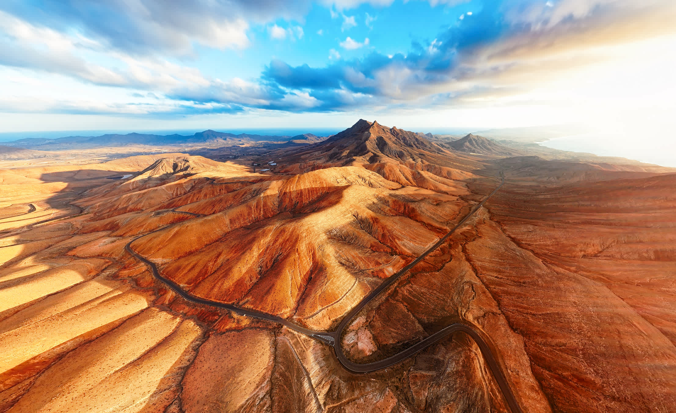 Aufnahme eine Berges auf Fuerteventura