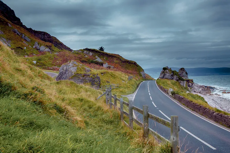 Autobahn in Irland, Lage: Causeway Coast, County Antrim
