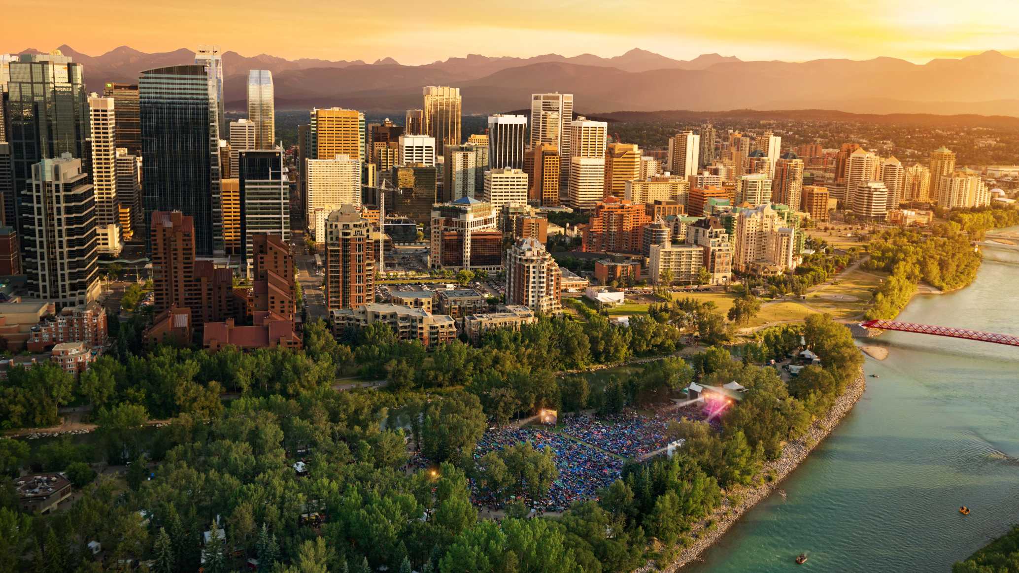 Skyline de Calgary au Canada