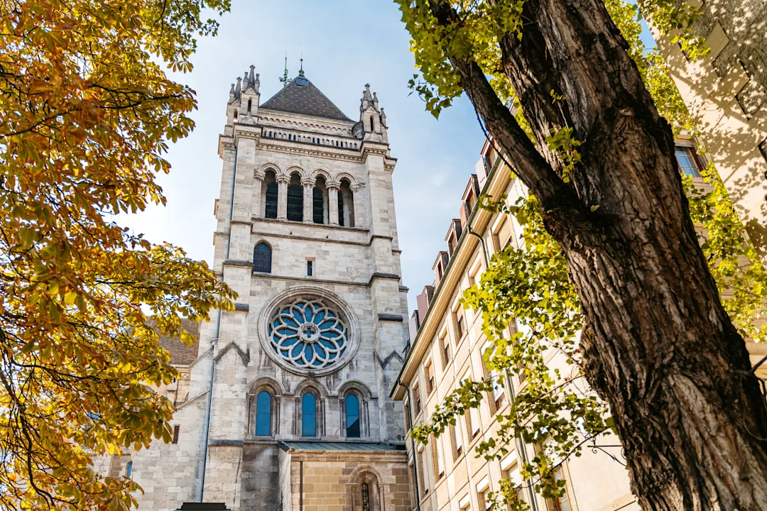 Geneva - Switzerland, Switzerland, Ancient, Architecture, Autumn Leaf Color