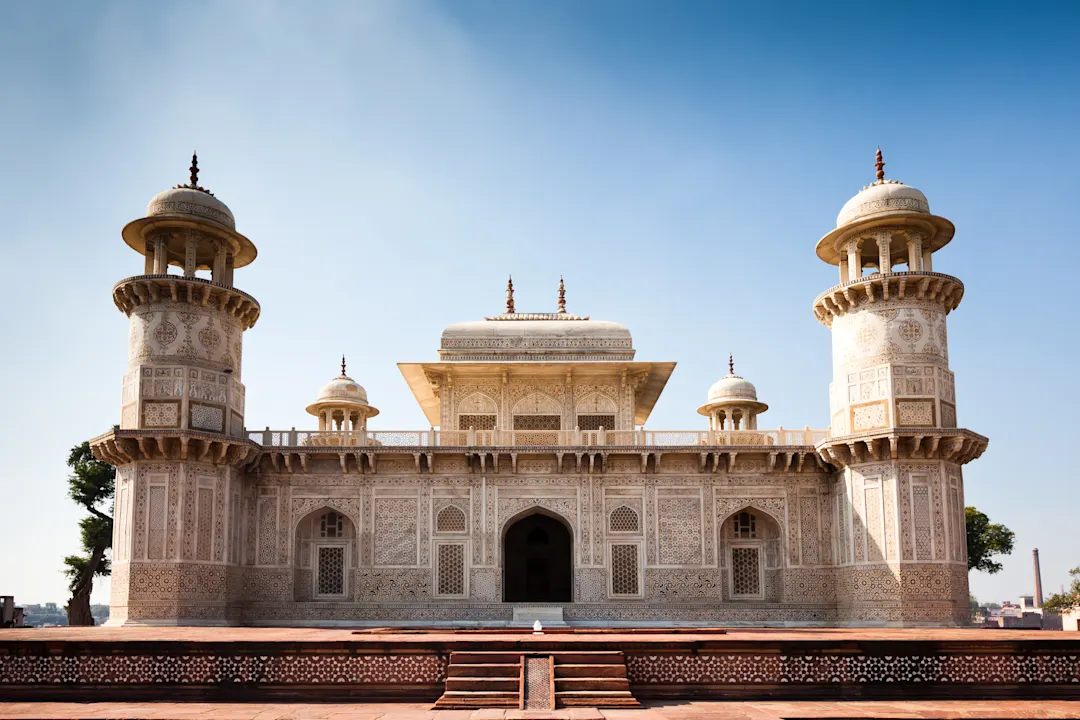 Asien Indien Agra Itimad-ud-Daula-Mausoleum Agra Itimad-ud-Daula-Mausoleum