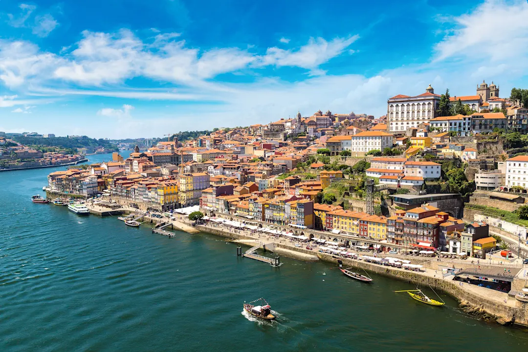 Blick auf den Douro und die Stadt Porto