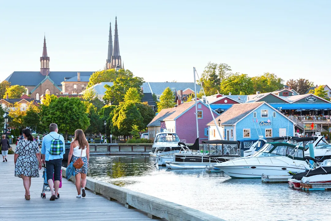 Charlottetown, Prince Edward Island, Kanada Hafen in Charlottetown