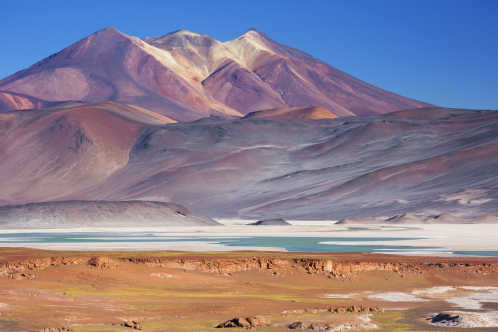 Atacama, Chile, San Pedro De Atacama, Vulkan, See