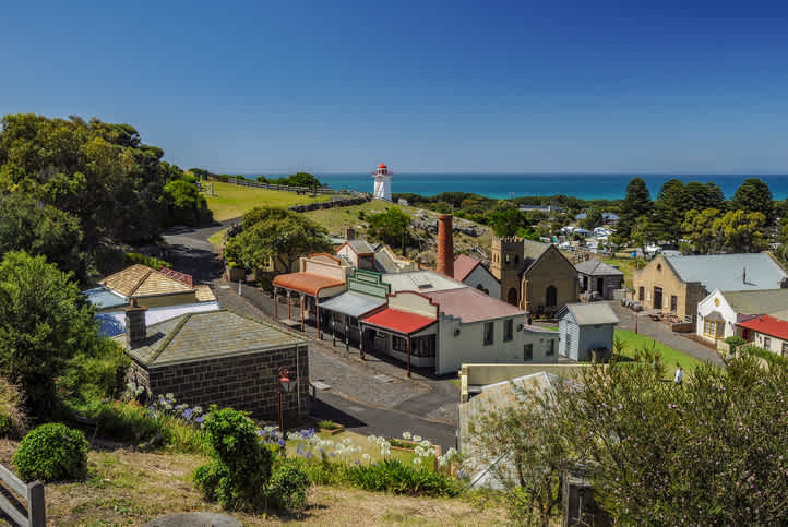 Warrnambool an der australischen Pazifikküste. 