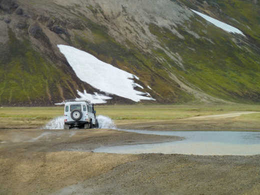 Tour en Super Jeep à Landmannalaugar en Islande