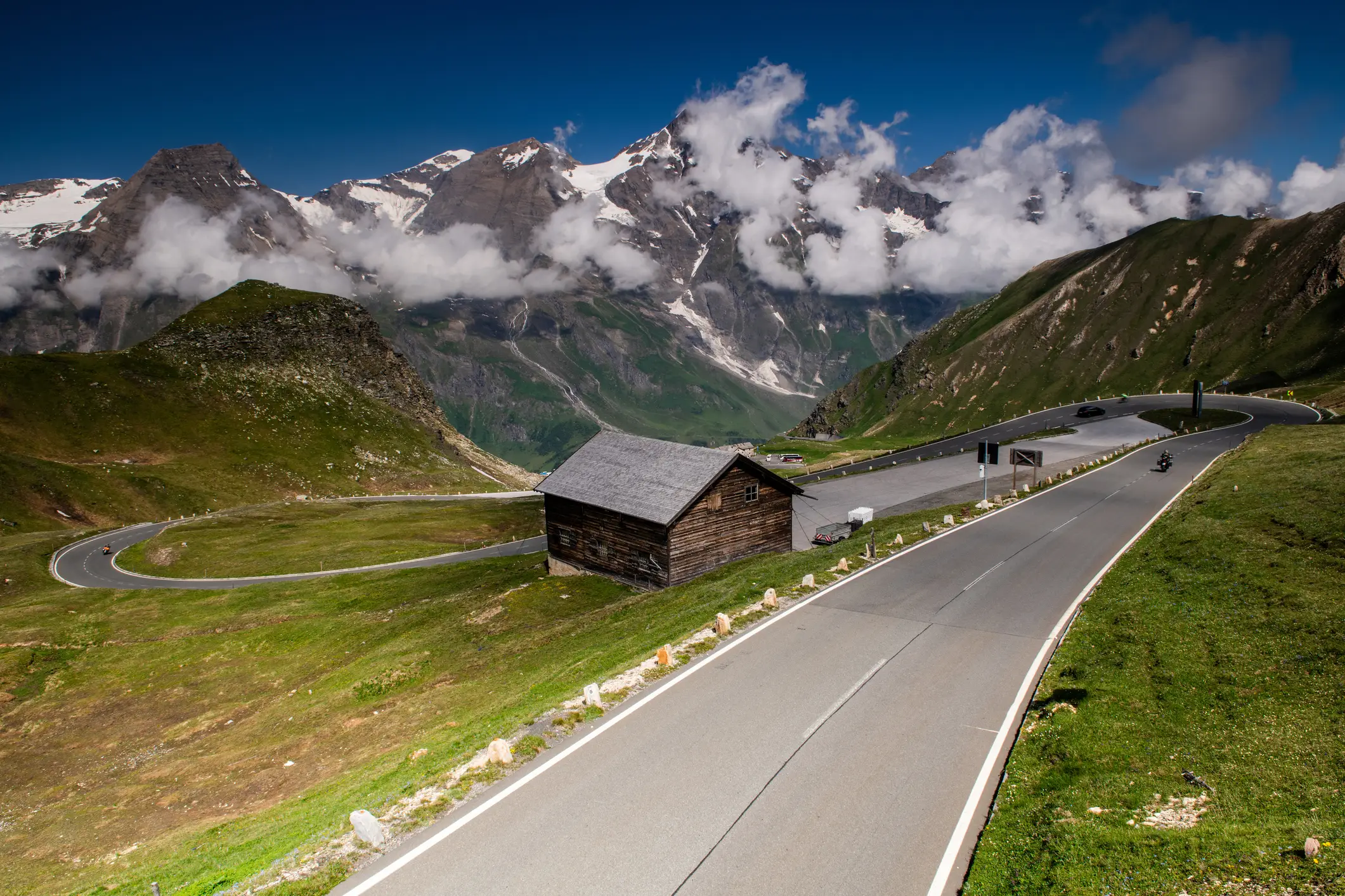 Grossglockner High Alpine Road Through Austrian Mountains