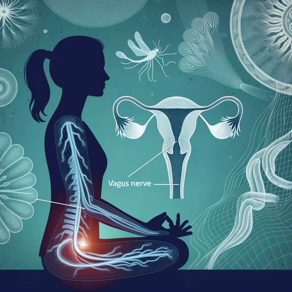 Vagus Nerve Diagram of a Pelvic Floor Therapy Patient