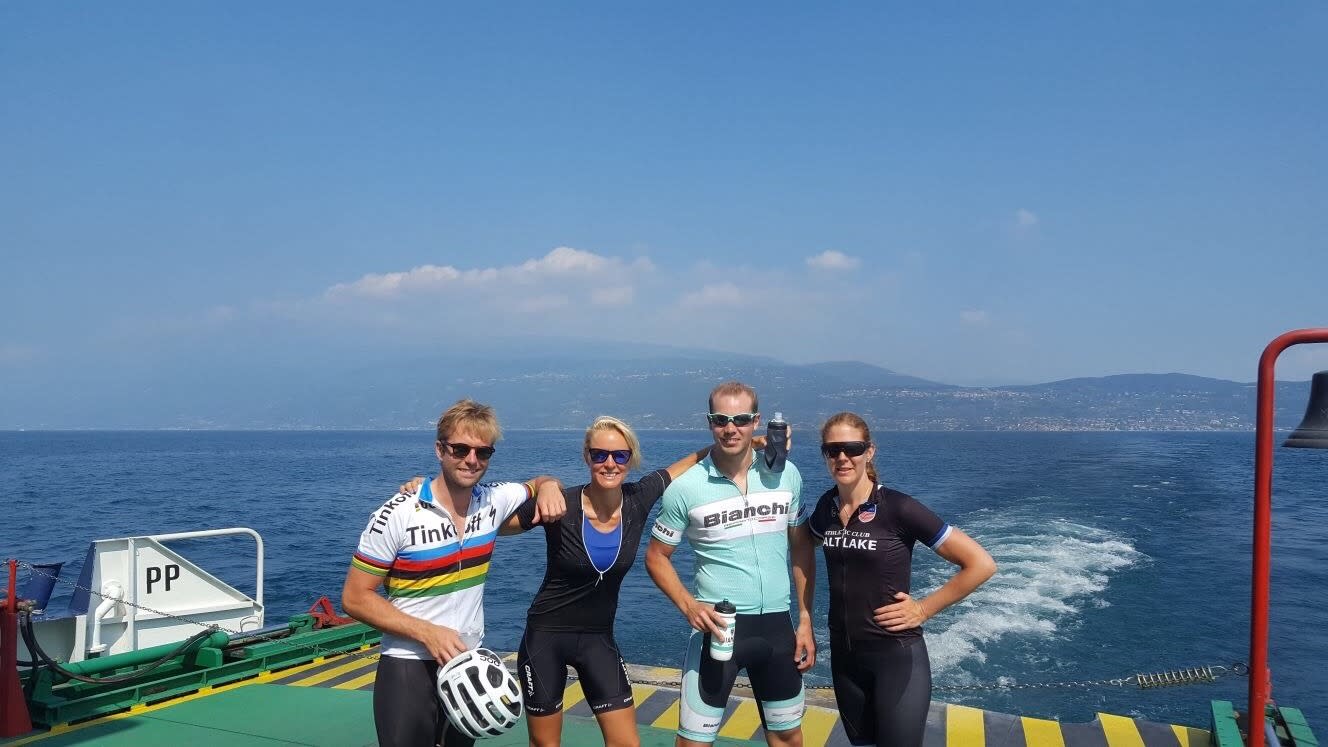 Cykla omkring Gardasjön i Italien