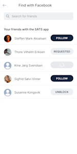 My Profile invite facebook