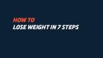Online Lectures - How to lose weight in 7 steps