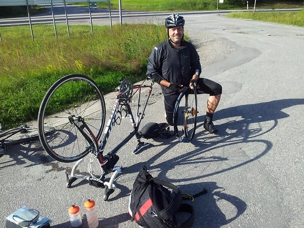Att cykla genom Sverige