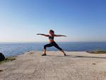 Outdoor yoga