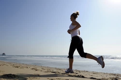 Run at the beach