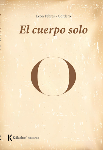 Portada de El cuerpo solo