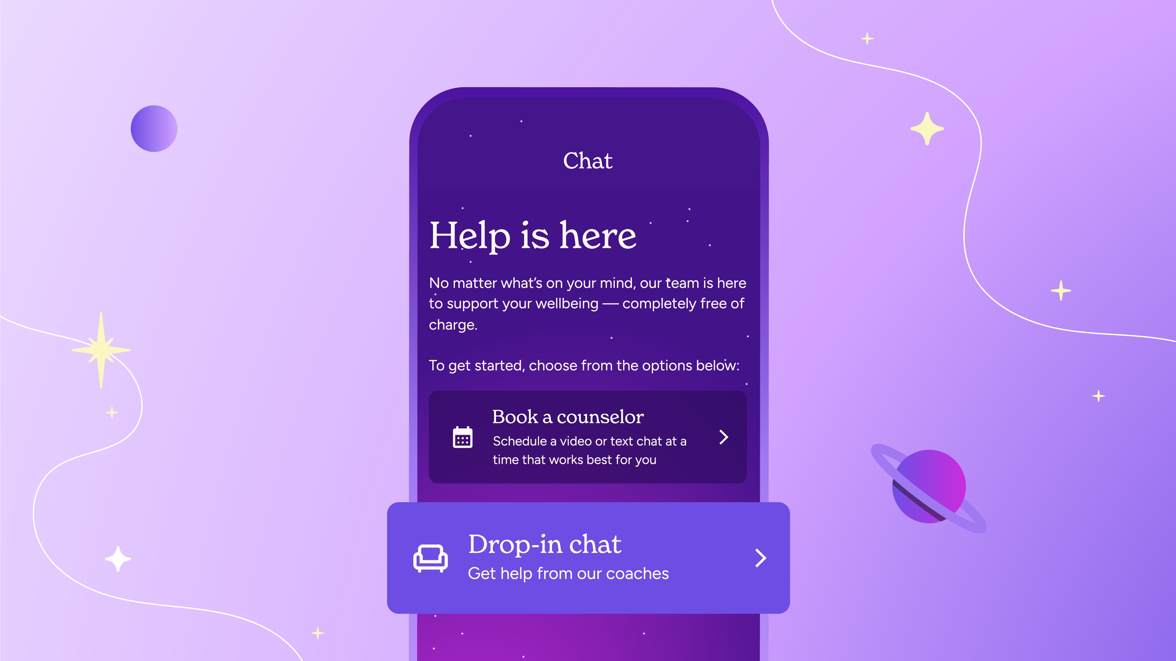 A screenshot of the Soluna app when booking a coach or dropping into a session