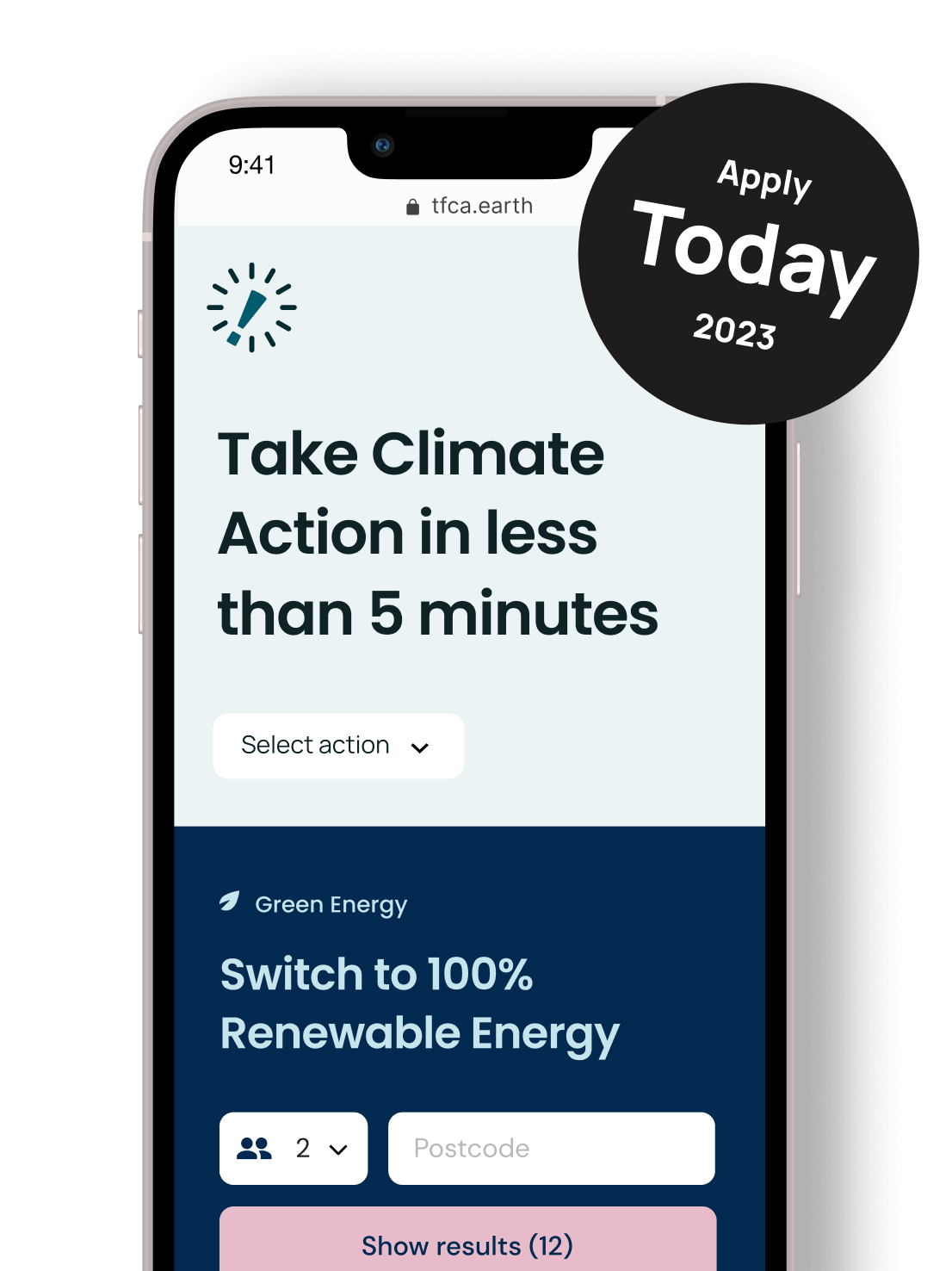Time for Climate Action - Apply now