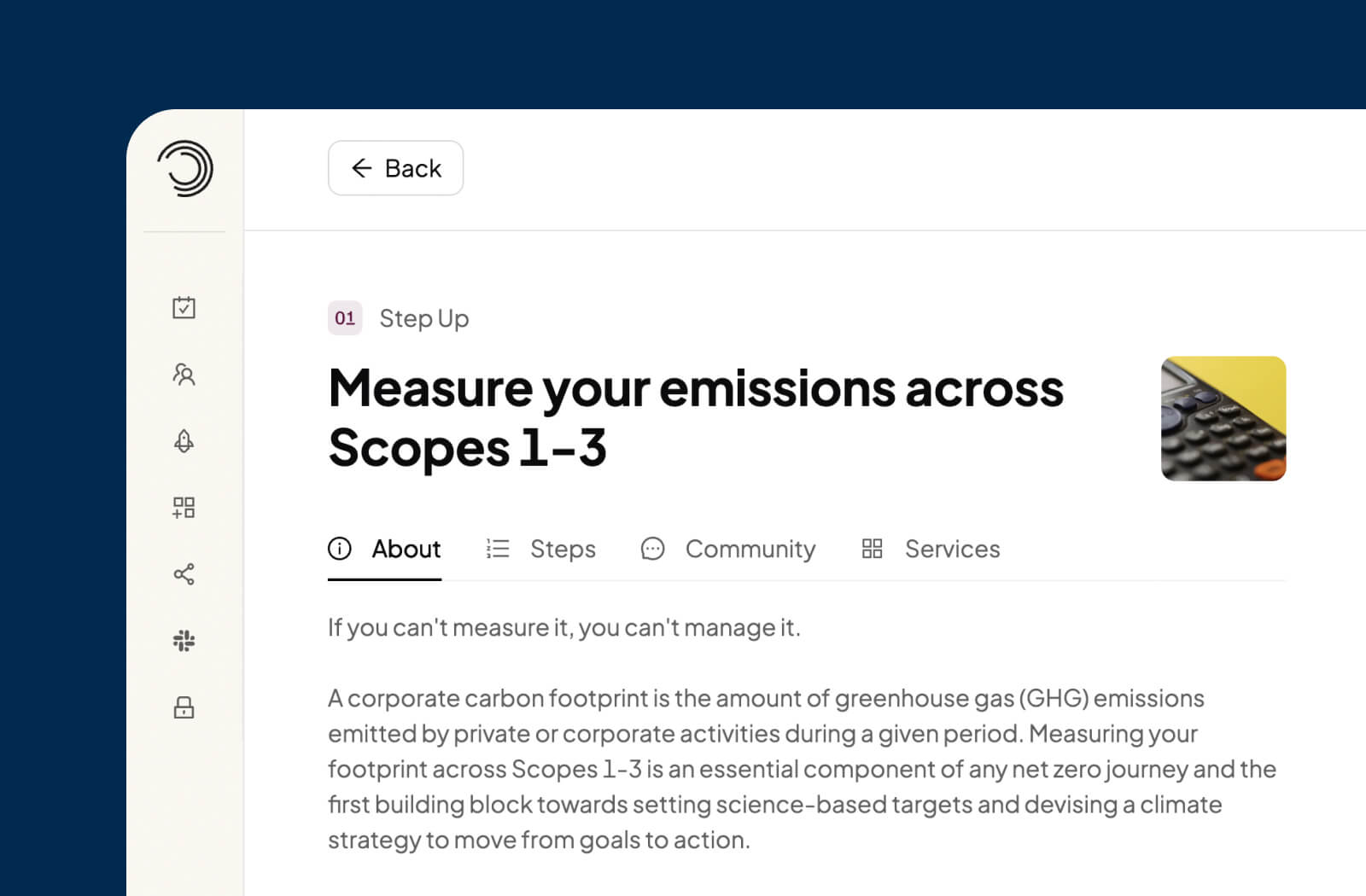 A growing library of hands-on actions, for every sector