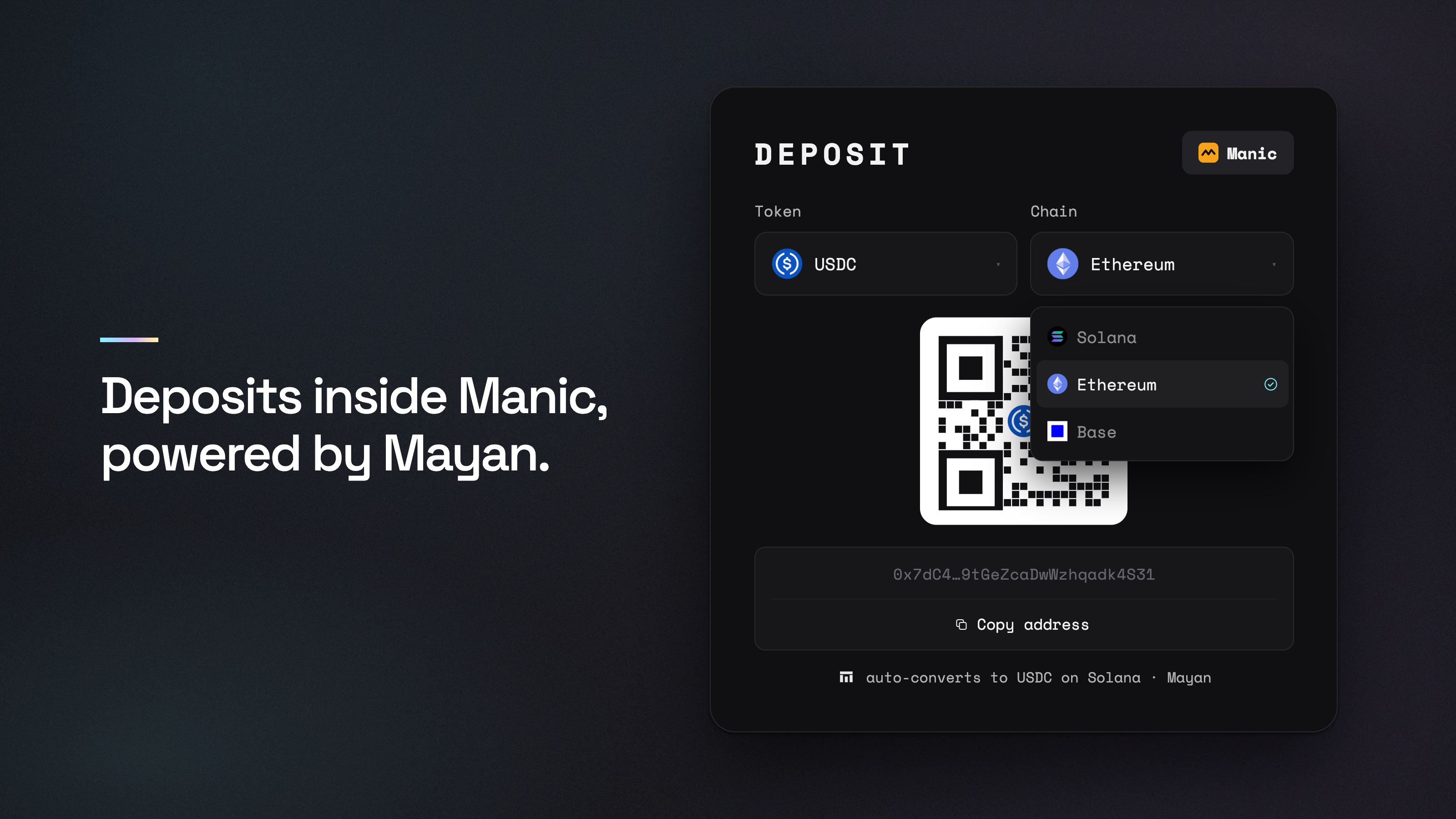 Manic Trade Deposit 