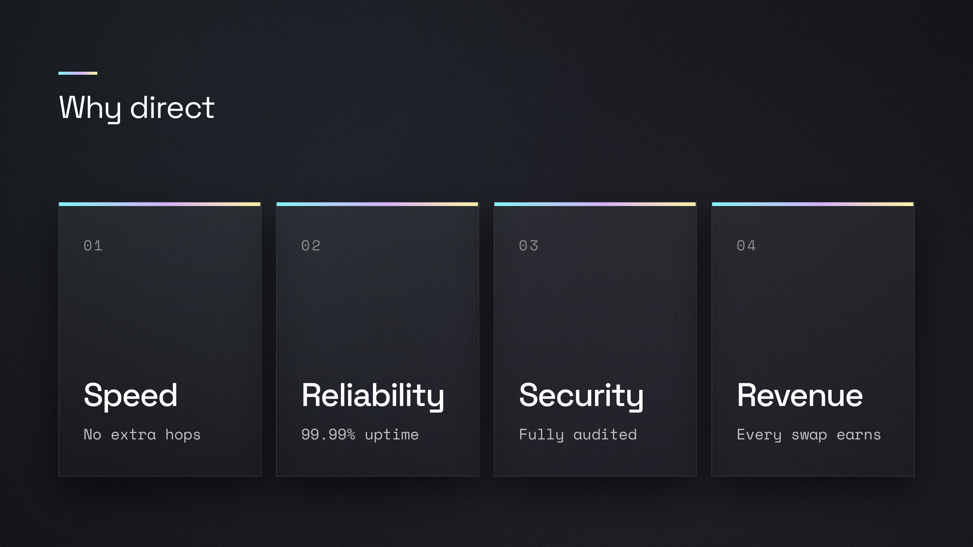 Why go Direct - MetaMask 